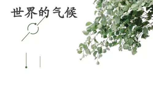 世界地理概况：天气与气候(共90张PPT)