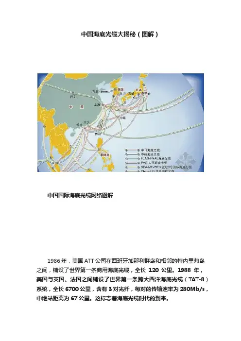 中国海底光缆大揭秘（图解）