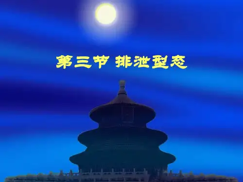 第三节 排泄型态