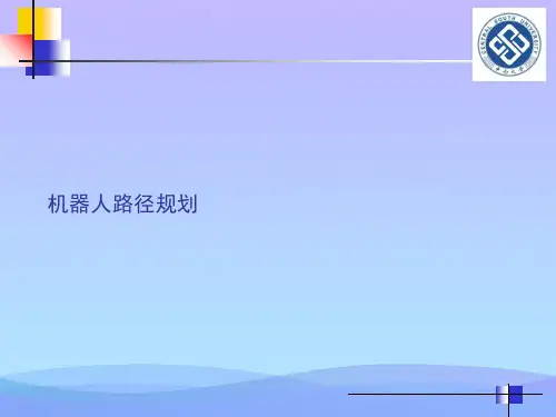 机器人路径规划(精品资料)PPT