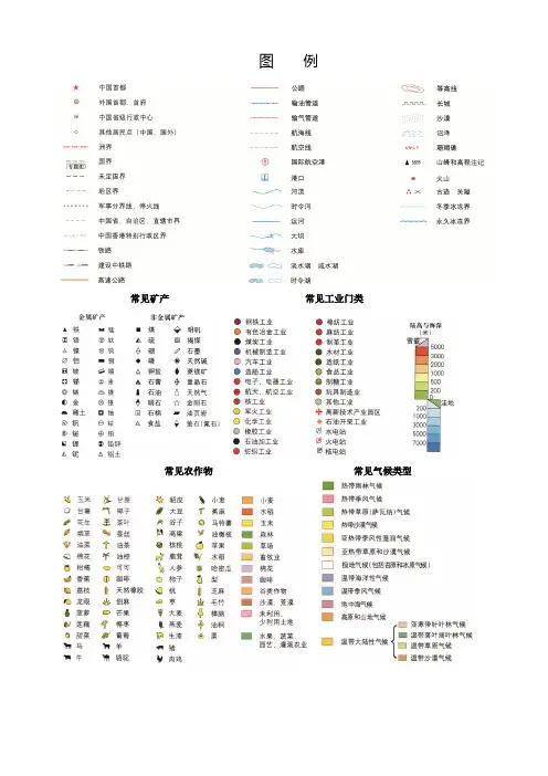 高中地理图册——地球与地图