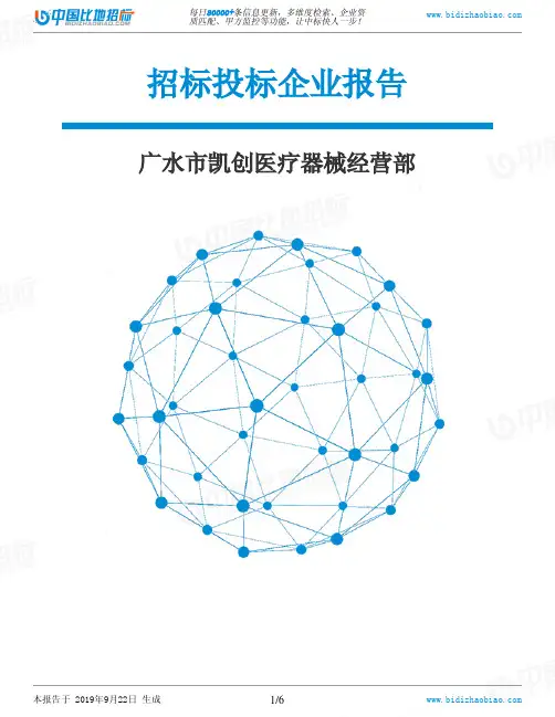 广水市凯创医疗器械经营部_中标190922
