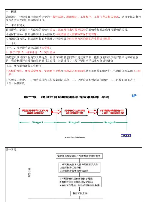 环评工程师--导则讲义精华2
