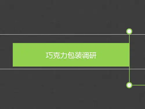 巧克力包装赏析PPT课件