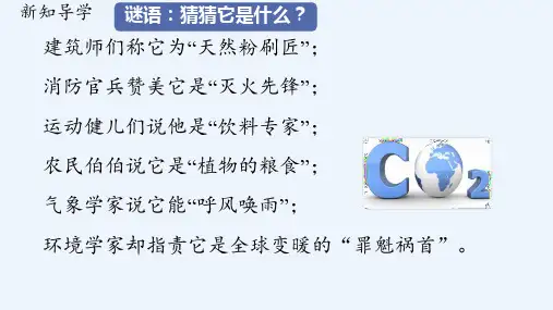 6.2碳的氧化物课件---2024-2025学年九年级化学人教版(2024)上册
