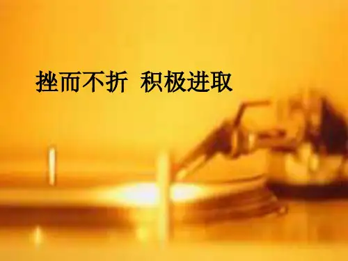 六年级下册品德-挫而不折 积极进取-鲁教版ppt-演示课件