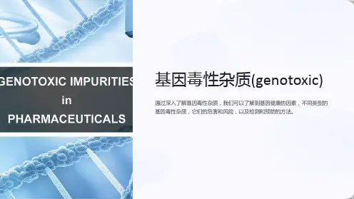基因毒性杂质(genotoxic