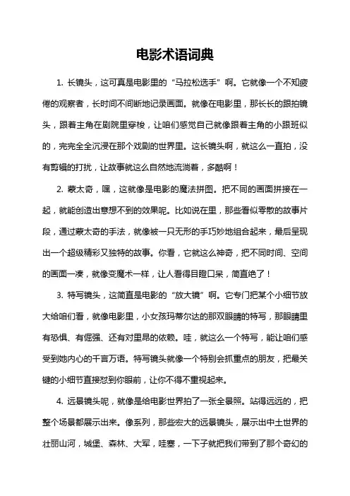 电影术语词典