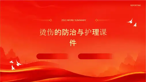烫伤的防治与护理课件