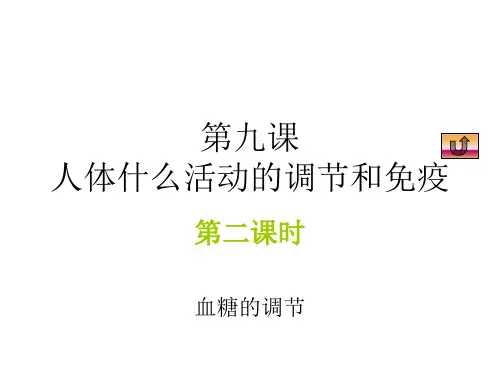 高二生物血糖的调节