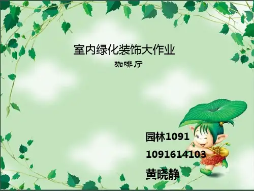 咖啡厅室内植物