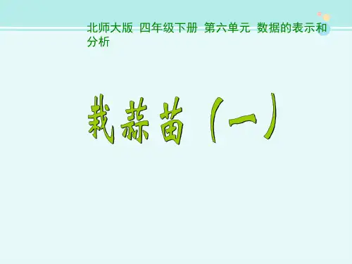 《栽蒜苗(一)》(刘瑞)-完整版PPT课件