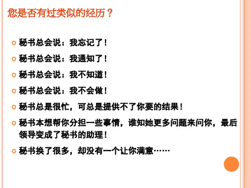九段秘书(ppt版)