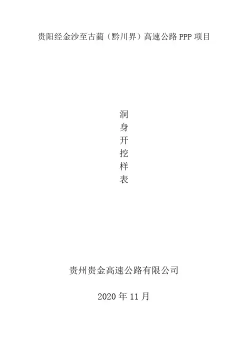 隧道洞身开挖资料(3)