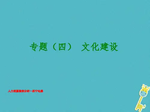 人力资源案例分析—苏宁电器