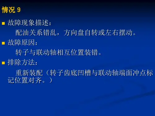 全液压转向器应用基础知识4