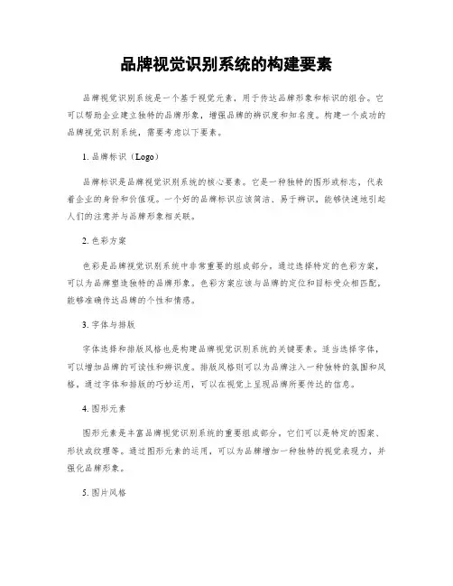 品牌视觉识别系统的构建要素