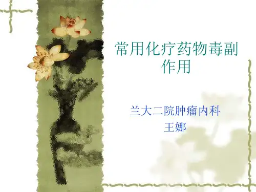 常用化疗药物毒副作用