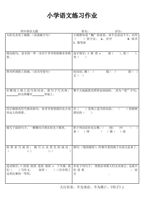 小学生语文自我提高I (99)