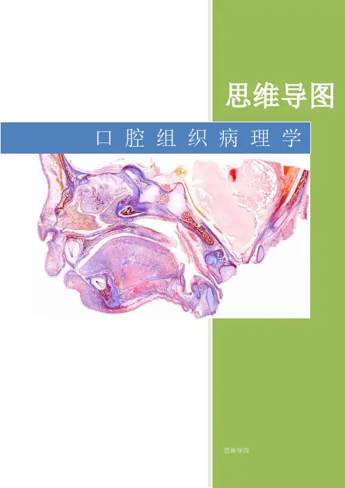 口腔组织病理学思维导图