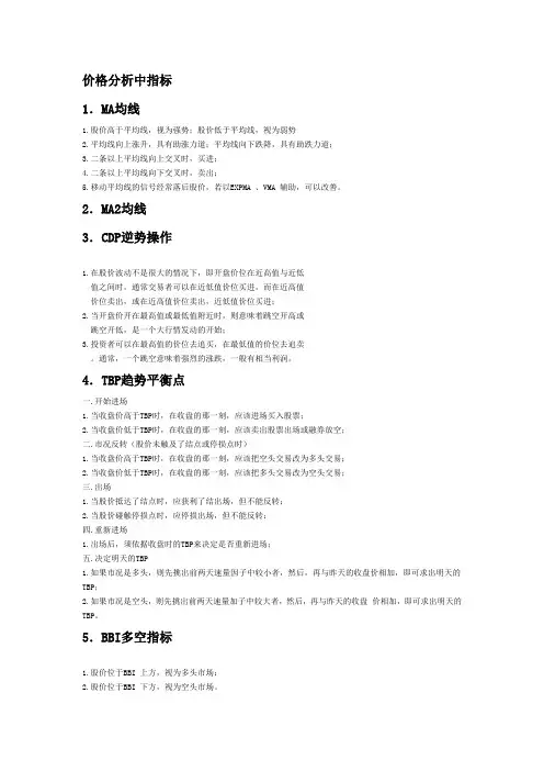 技术指标