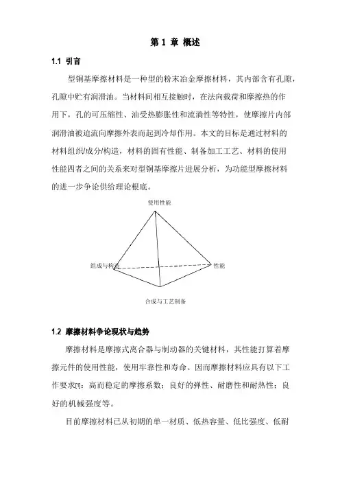 摩擦材料综述