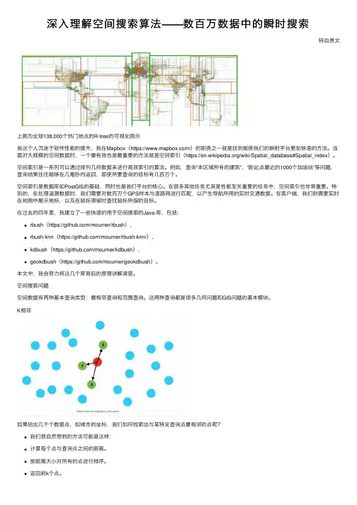 深入理解空间搜索算法——数百万数据中的瞬时搜索