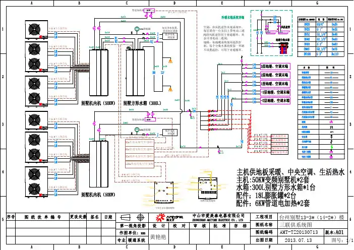 空气能热泵三联供系统图