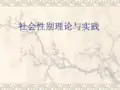 社会性别课程ppt课件