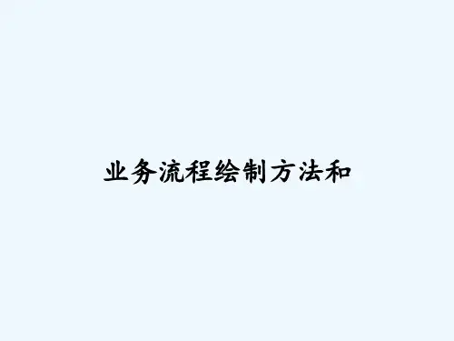 业务流程绘制方法和-PPT