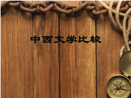 中西文化概论：中西文学比较