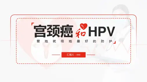 宫颈癌和HPV疫苗医疗保健宣传教学PPT课件