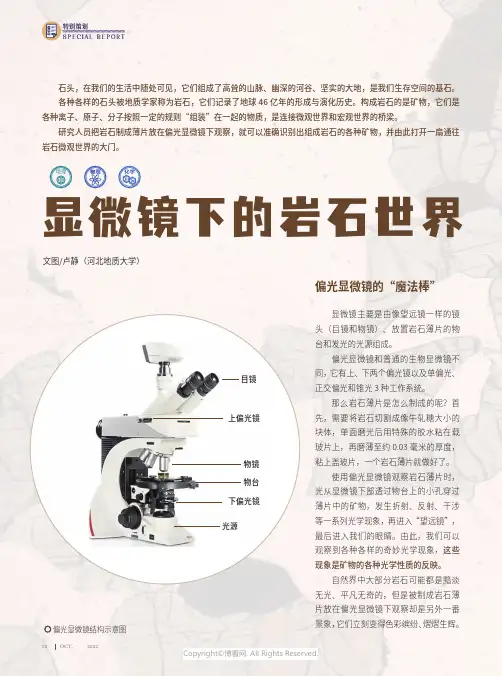 显微镜下的岩石世界