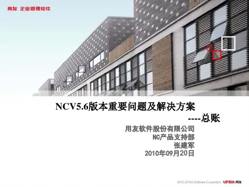 1 NCV5.6版本重要问题及解决方案_总账之一