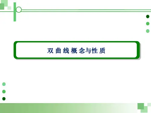 双曲线概念与性质(公开课课件)