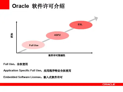 oracle许可类型介绍