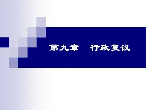 行政复议