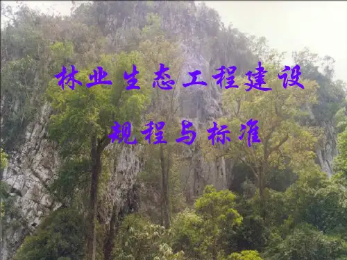 主要造林树种苗木质量分级