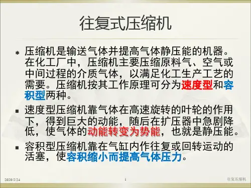 往复式压缩机课件
