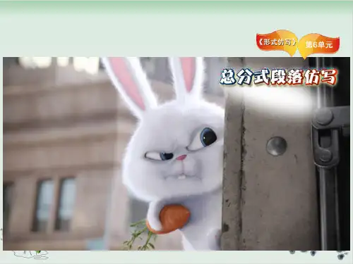 四年级下册语文作文课件-形式仿写-6总分总段落仿写-部编版(共36张PPT)
