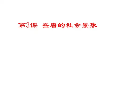 第3课盛唐的社会景象