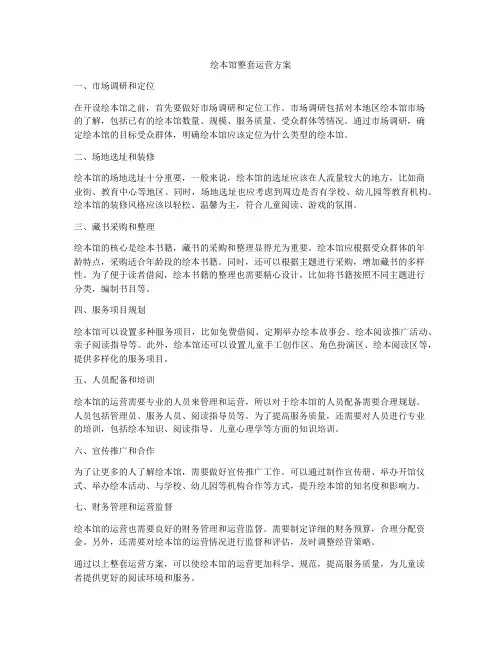 绘本馆整套运营方案
