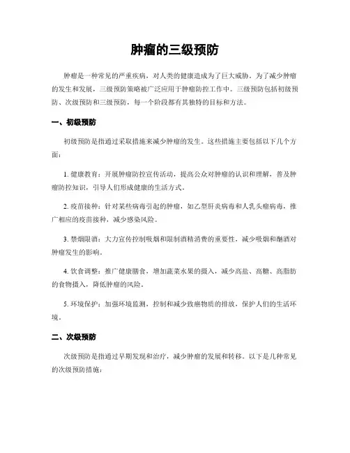 肿瘤的三级预防
