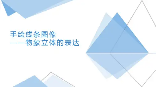 第2课手绘线条图像――物象立体的表达课件人美版初中美术七年级下册
