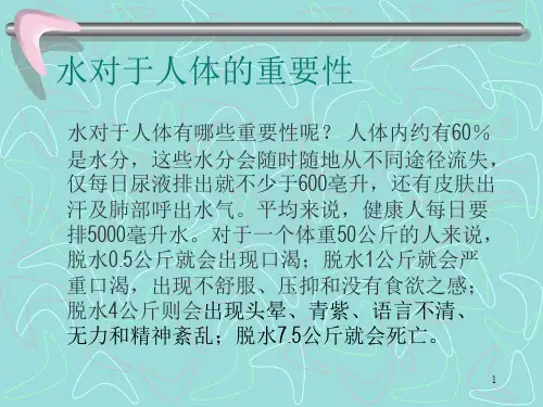 补水保湿理论PPT课件