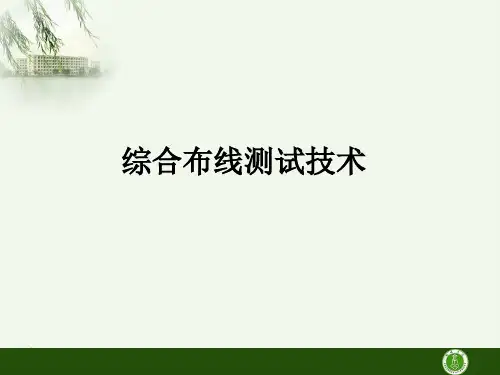 (推荐)网络工程测试技术PPT资料