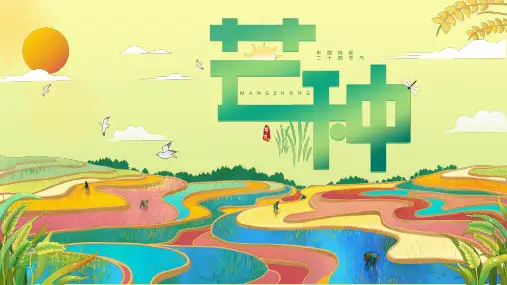 芒种PPT芒种二十四节气