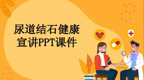 尿道结石健康宣讲PPT课件