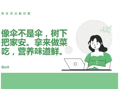 正式《房顶上的大蘑菇》课件