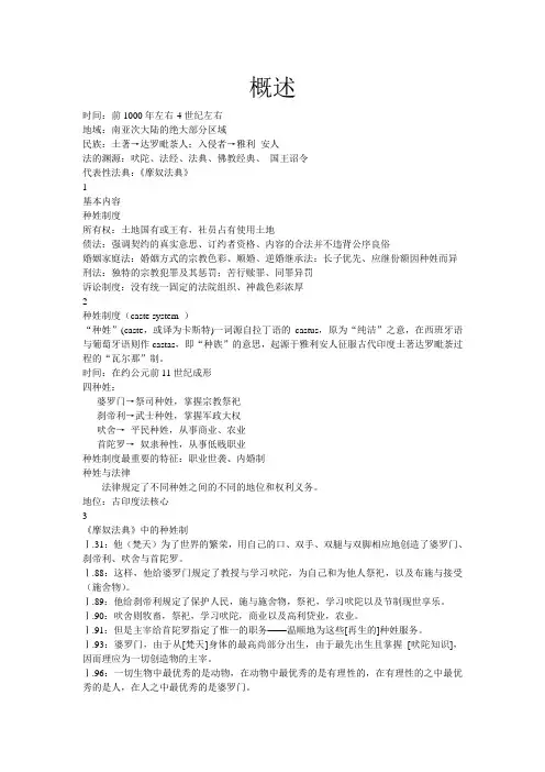 古印度法
